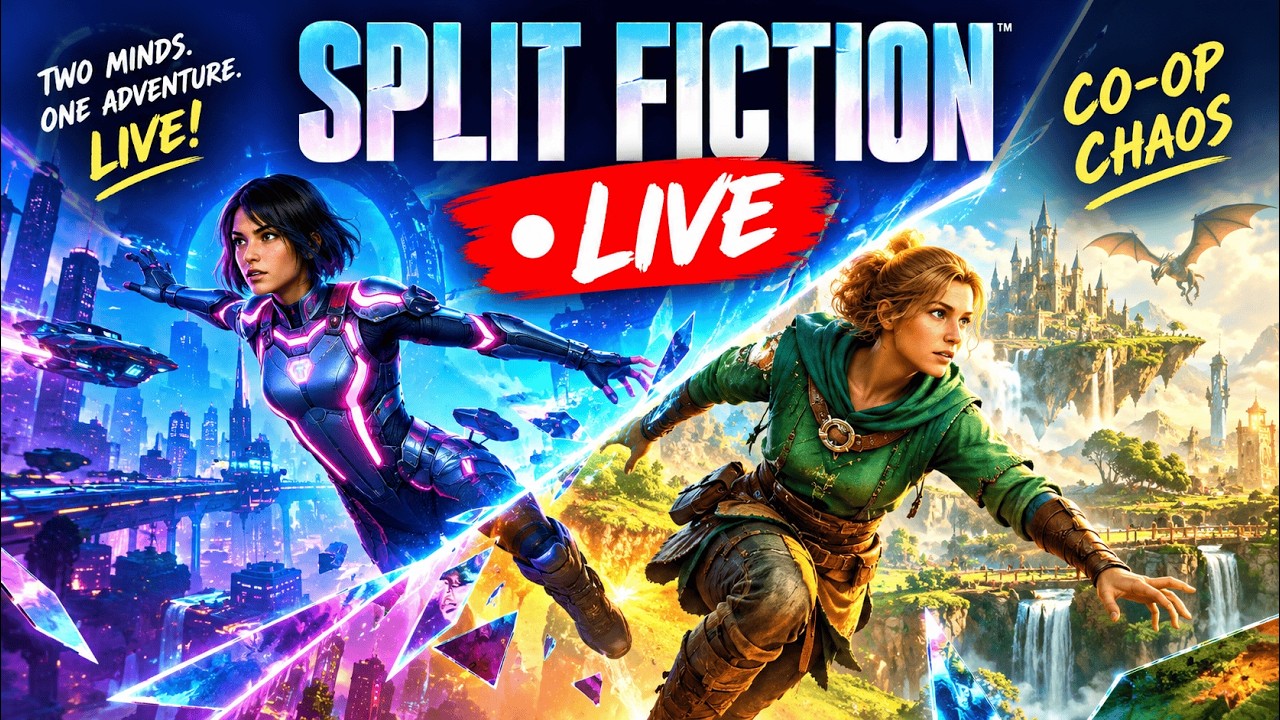 🔥 SPLIT FICTION LIVE 🔥 | First Playthrough & Epic Co-Op Adventure! 😱🎮 ...