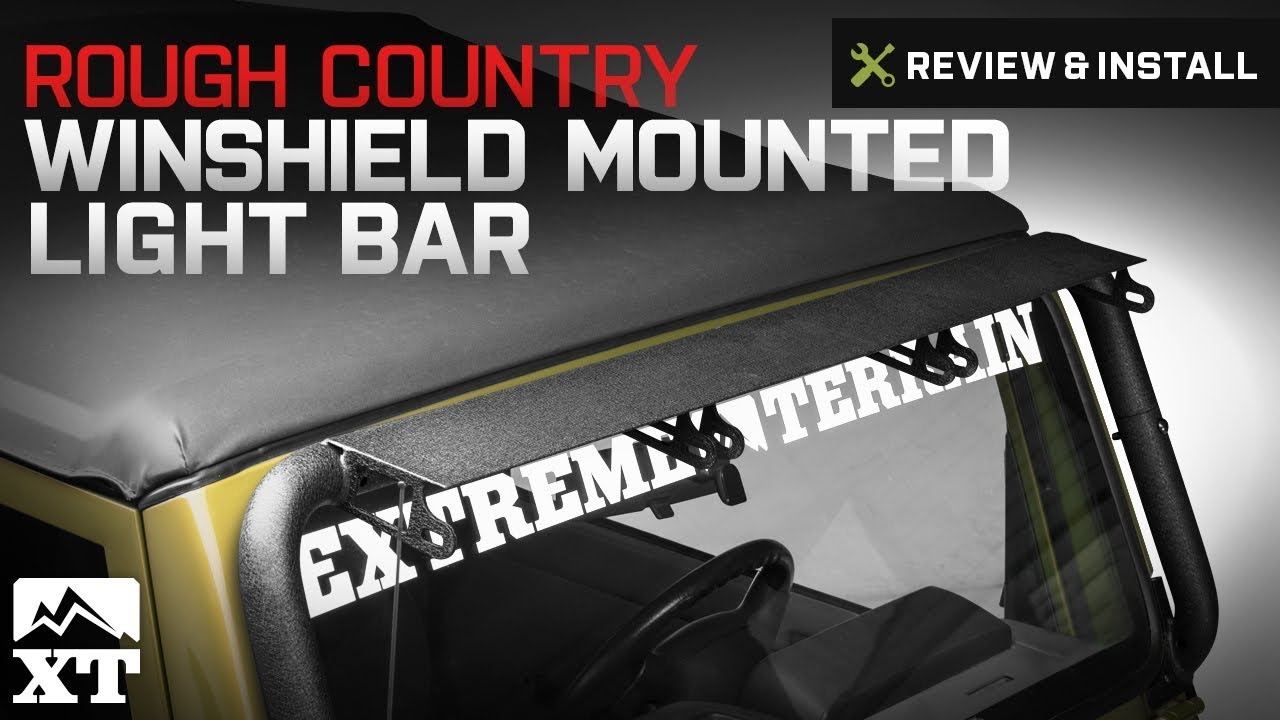 Jeep Wrangler Rugged Ridge Windshield Mounted Light Bar (19972006 TJ