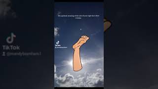 Spiritual meaning of a itchy right foot