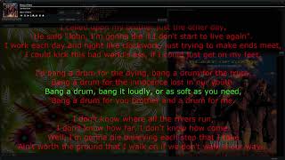 Download Lagu Jon Bon Jovi – Bang a Drum • song with karaoke/synchronized lyrics MP3