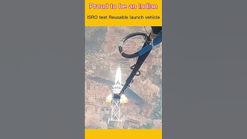 ISRO Released a new footage of RLV LEX | Reusable launch vehicle test #universe #space #isro