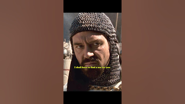 If you continue like this I shall have to find a use for you. #kingdomofheaven #orlandobloom #movie