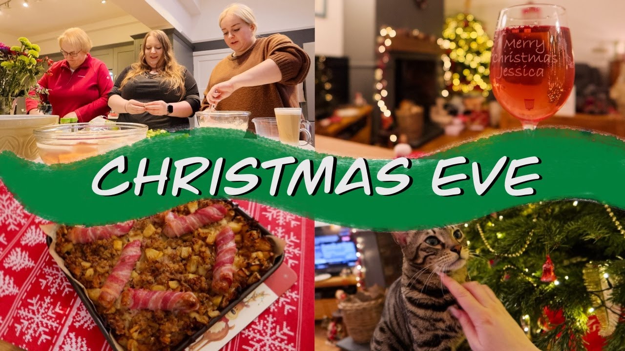 CHRISTMAS EVE! Prepping The Veg & Lots of Eating! YouTube