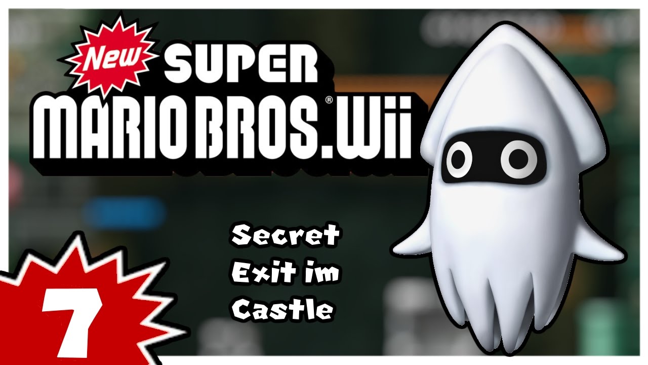 New Super Mario Bros. Wii Part 7 Secret Exit im Castle?! & nervige