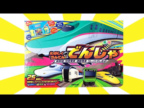 読み聞かせ絵本「たのしくうんてん!でんしゃ (音と光のでる絵本