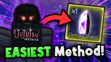 EASIEST WAY TO GET DOMAIN SHARD IN JUJUTSU INFINITE (FAST!!!!!)