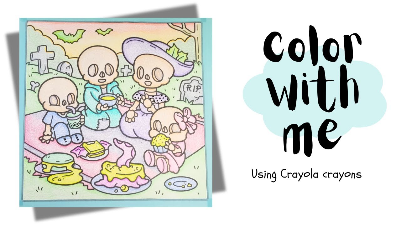 ASMR Easter Color With Me Using Only CrayolaLLC Spooky Moments By Asmr easter color with me using only crayolallc spooky moments by