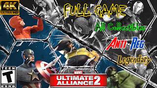 Marvel: Ultimate Alliance 2 - Full Playthrough / Anti-Reg (Legendary, NG , All Collectibles)