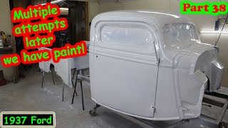 Painting fails and wins on the 37 Ford hot rod Part38