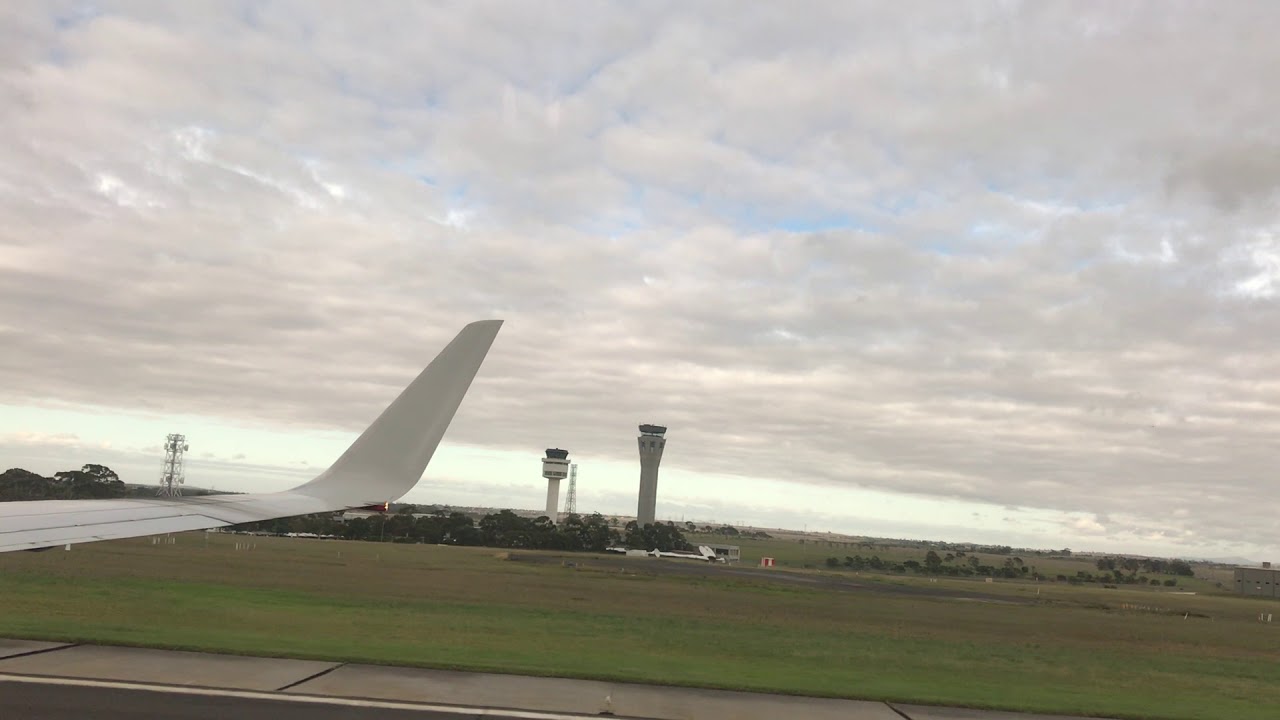 Landing at Melbourne