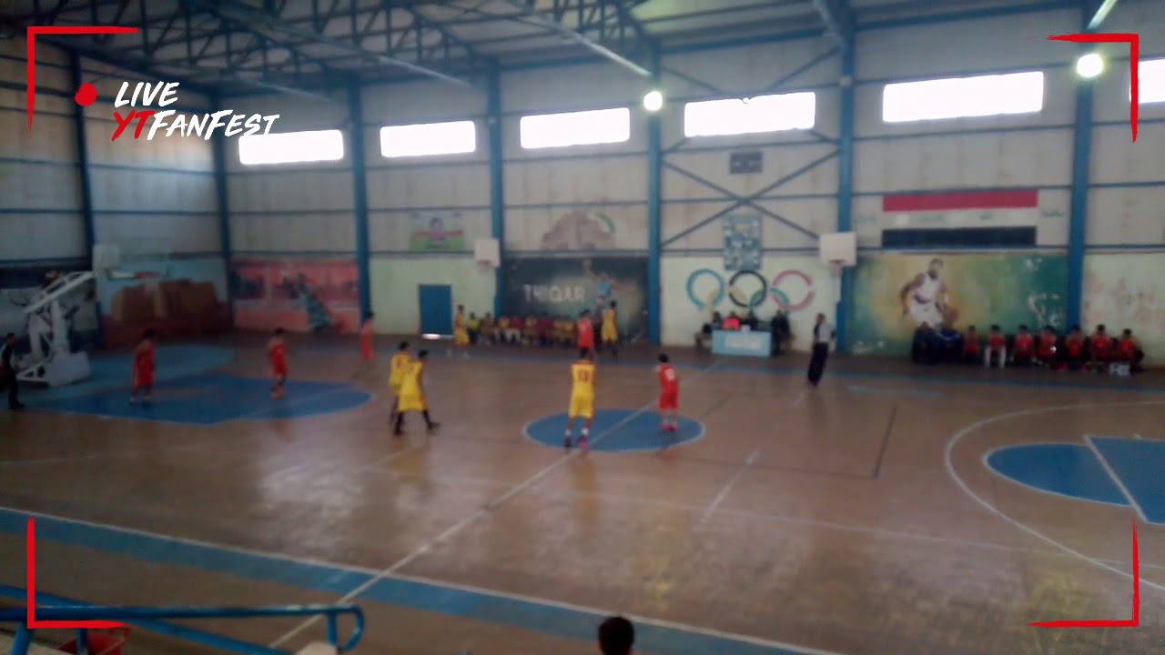 كرة سله العراقي🇮🇶 ملخص لعبة نادي الناصريه ضد نادي القلعه 2018/12/6