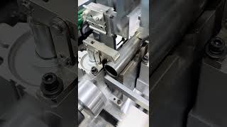 Automatic Steel Tube Edge Chamfering Process #subscribe