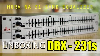 UNBOXING DBX 231s 31-BAND EQUALIZER
