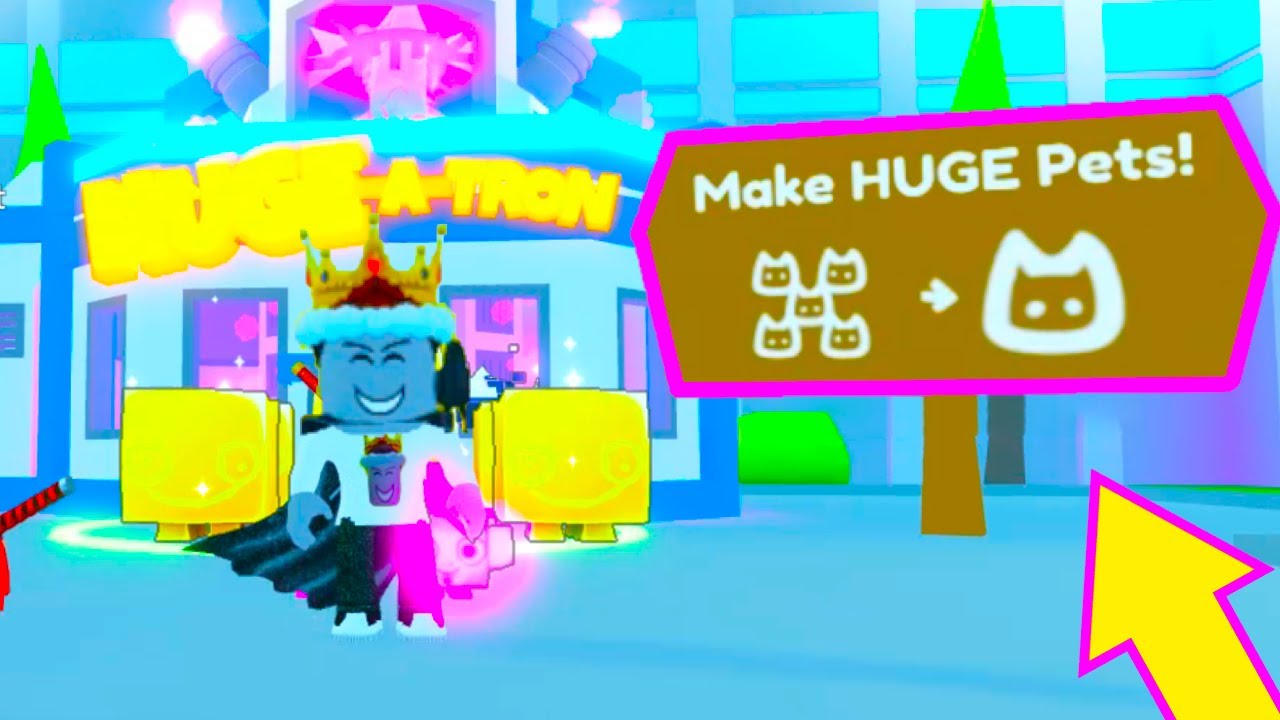 MAKE YOUR OWN HUGE PETS! HUGE PET MACHINE!! Pet Sim X (Roblox)