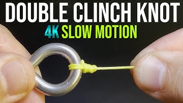 How to Tie a DOUBLE CLINCH KNOT! | "Knot Easy!" Series | Fishing Knot Tutorial