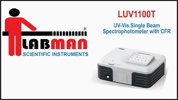 LUV1100T - UV-Vis. Single Beam  Spectrophotometer with CFR