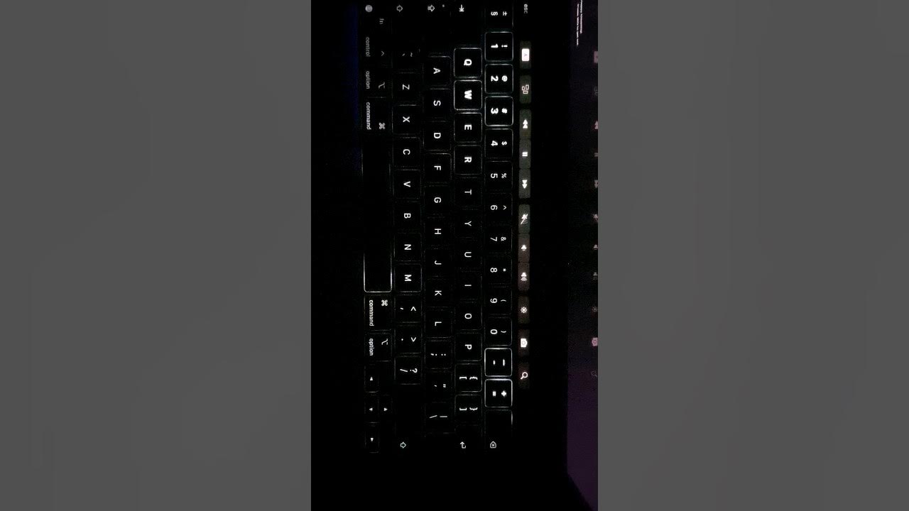 Macbook Pro 2020 M1 uneven keyboard backlight YouTube