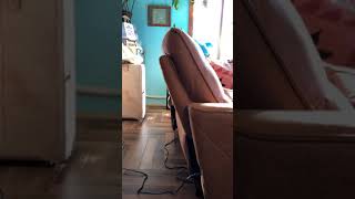 背面スペースはどれぐらい？電動リクライニングソファ