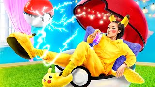 Pokemon Ngoài Đời Thực! Trang Trí Căn Phòng Bí Mật