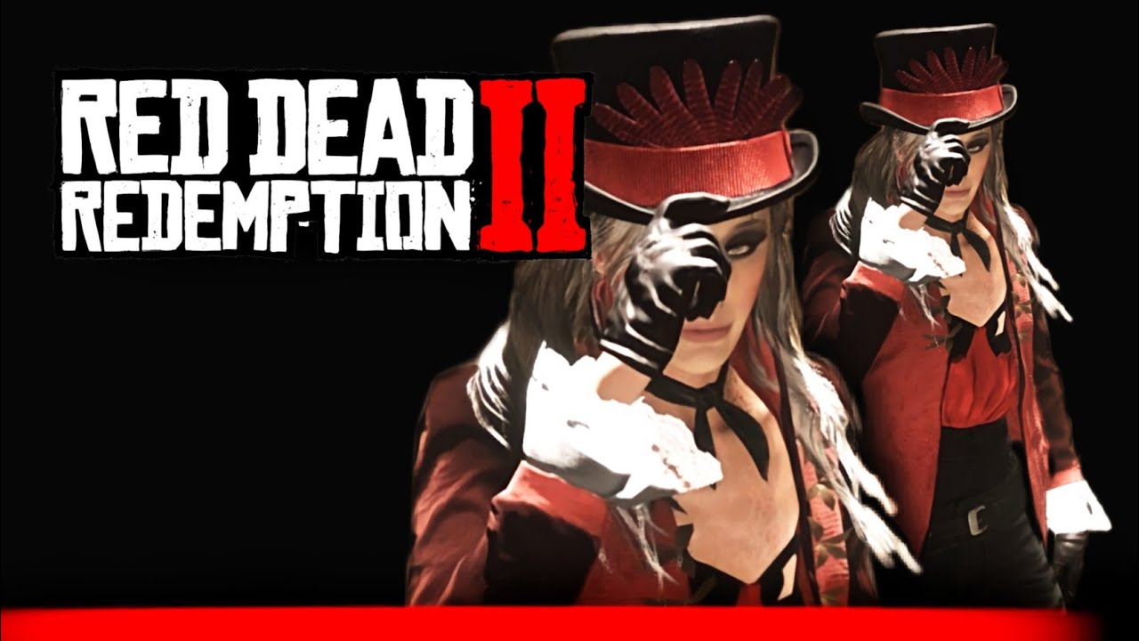 RED DEAD REDEMPTION 2 ONLINE | FEMALE RED AND BLACK (OUTFIT OF THE DAY ...