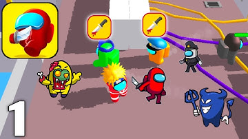 Red Imposter - Gameplay Walkthrough Part 1 All levels (Android & iOS)