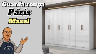 Como montar Guarda-Roupa Casal Paris 8 Portas 4 Gavetas Branco - Maxel screenshot 5