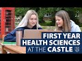 First year health sciences at the castle