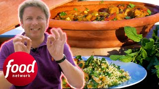 How To Cook The Perfect Lamb Tagine With Apricot Tabouleh | James Martin's Mediterranean