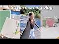 a 6:30 am morning VLOG | breakfast, morning walk, cleaning, etc..