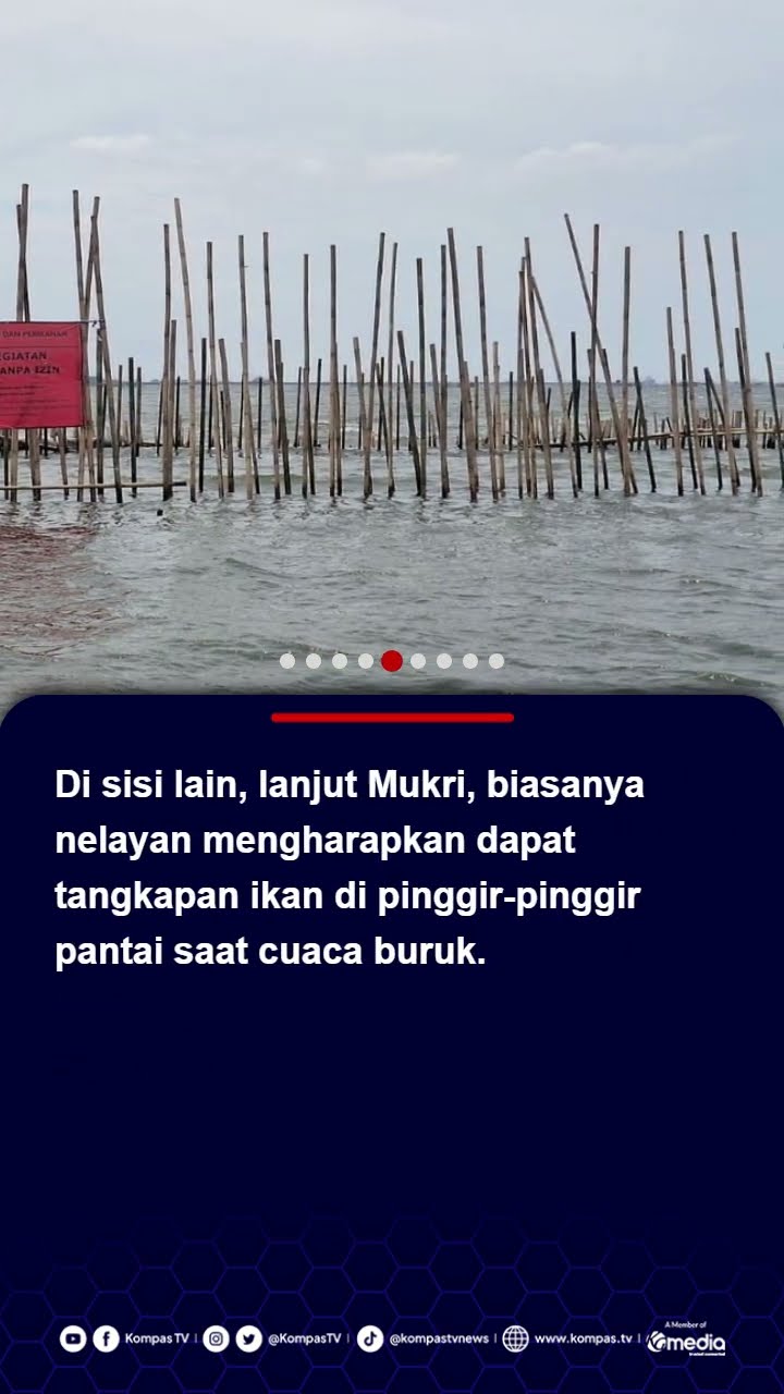 WALHI: Pagar Laut di Tangerang Rugikan Nelayan dan Merusak Lingkungan #pagarlaut #tangerang