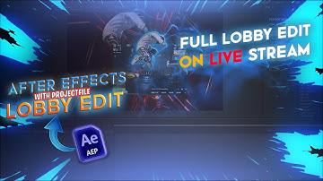 Pubg AfterEffects Solo Lobby Editing Video ON Live Stream Full Tutorial (Free Project File)