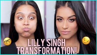 Lilly Singh to SUPERWOMAN Makeup Transformation! Manny MUA