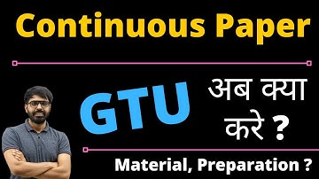 Continuous Paper | GTU | Degree & Diploma | अब क्या करे ? | Must Watch | Live Session | Motivation