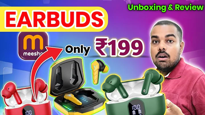 Top 2 Best Earbuds From Meesho Under ₹200 | Earbuds Under 200 | Cheapest Earbuds Unboxing & Review thumbnail