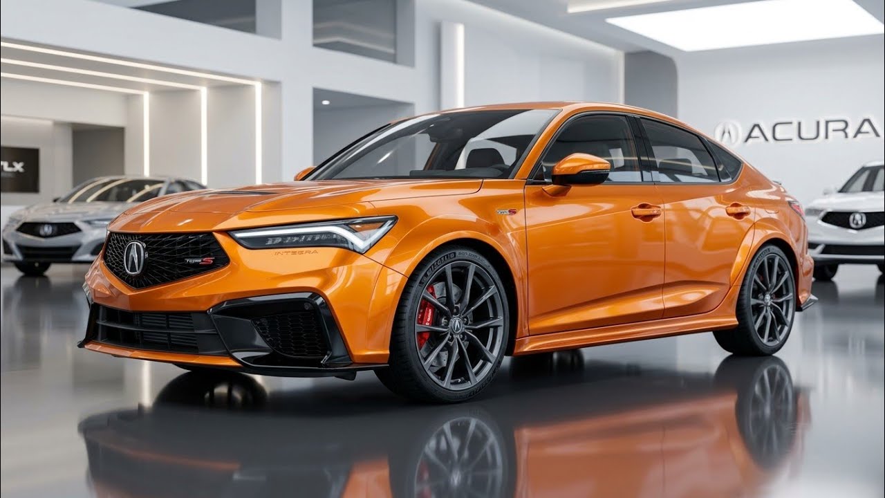 2027 Acura Integra Type S] This orange is absolutely insane it