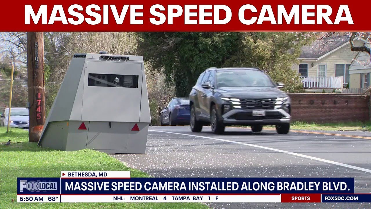 Massive speed camera spotted in Montgomery County