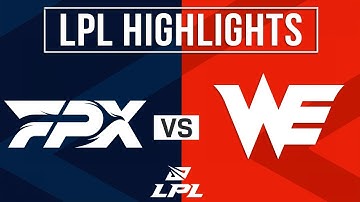 FPX vs WE Highlights ALL GAMES | LPL 2025 Split 2 | FunPlus Phoenix vs Team WE