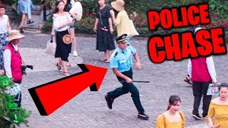 Fake COP in Vietnam Prank! (POLICE CHASE)
