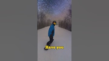 Snowboarding Under The Stars #insta360 #insta360x3 #insta360winter