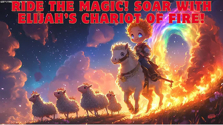 🔥✨ Elijah’s Chariot of Fire! | Magical Kids Song Adventure 🚀🦄 | Bible Story Animation for Children
