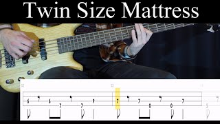 Twin Size Mattress (The Front Bottoms) - Bass Cover (With Tabs) by Leo Düzey