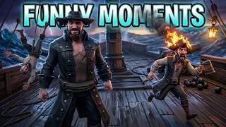 Funny moments in sea of thieves with the crew