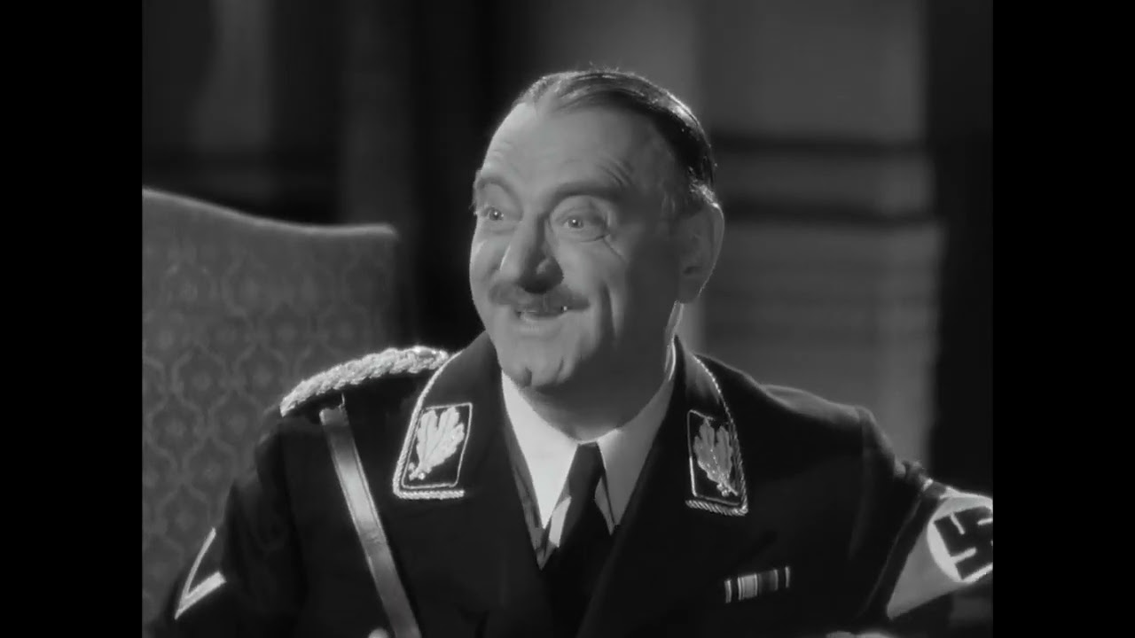 To Be or Not to Be (1942) - Fake-Prof. Siletsky consults with the real Col. Erhardt.