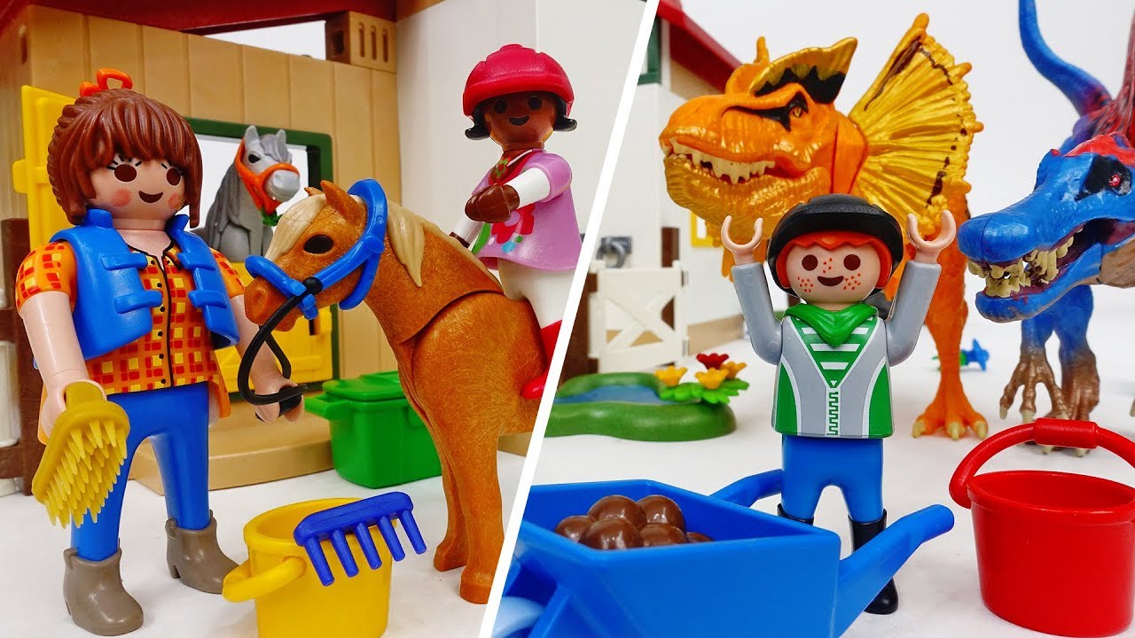 Dinosaurs Appeared In A PeaceFul Pony Farm~! Help Us Unicorn 