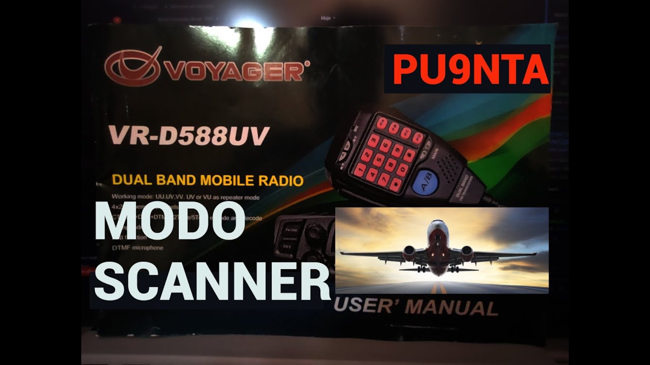 Modo Scanner Ativando Escuta Avia O E Outras Frequ Ncias R Dio Dual