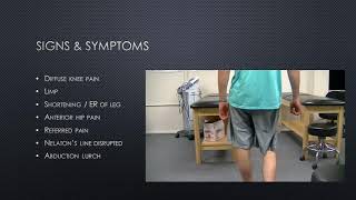 Slipped Capital Femoral Epiphysis
