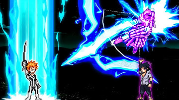 Ichigo Fullbring V2 (New) VS Sasuke Indra (OmHy) in Jump Force Mugen
