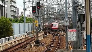 東武200系特急りょうもう号1800系塗装車の通過シーン!!!!【やっと見れた！】【リバイバルカラー】