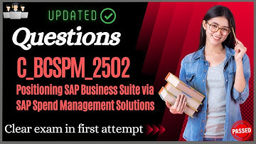 SAP C_BCSPM_2502 Certification Questions and Study Material [Latest]