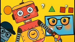 Rusty Loves Shapes! 💛 Circle, Triangle, Square & More | Kids Learning Song | Rusty's World